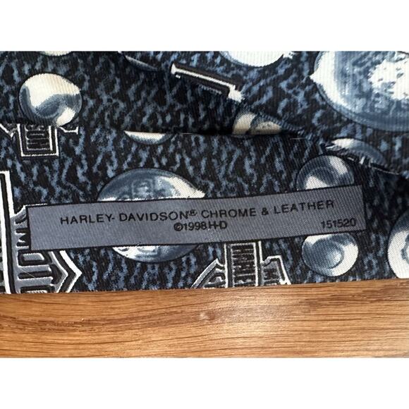 Vintage Ralph Marlin & Co Inc 1998 Harley-Davidson Tie - Picture 5 of 6
